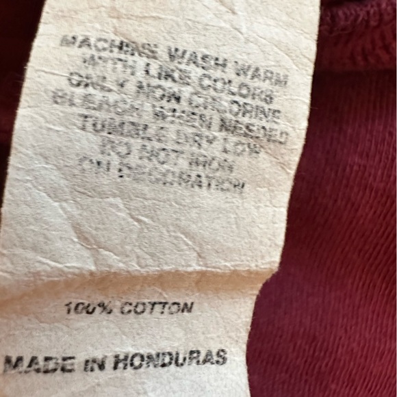 Virginia Tech Hokies Shirt Men Size M Maroon Tee Long Sleeve by MV sport (c6 - Picture 8 of 9